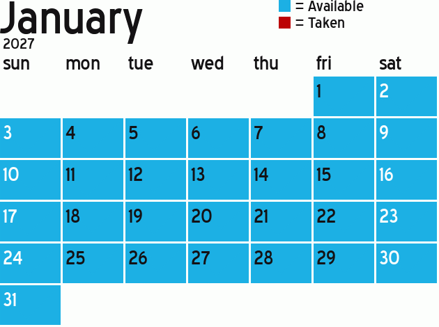 Missionary Dinner Calendar
