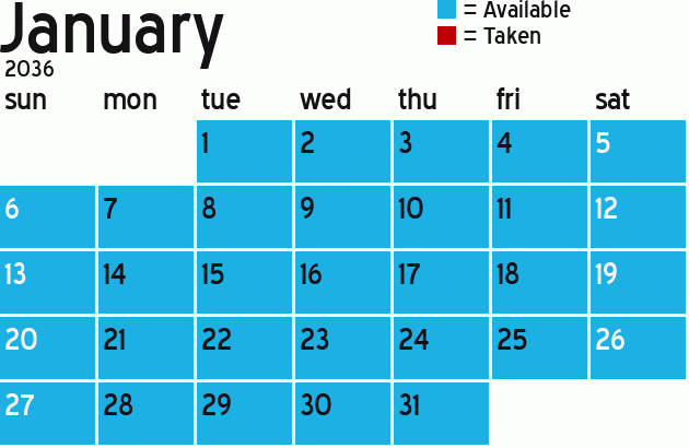 Missionary Dinner Calendar