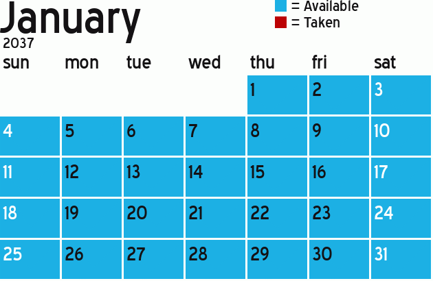 Missionary Dinner Calendar