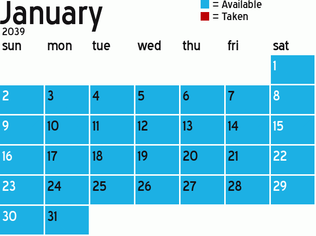 Missionary Dinner Calendar