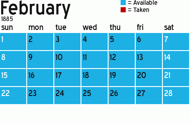 Missionary Dinner Calendar