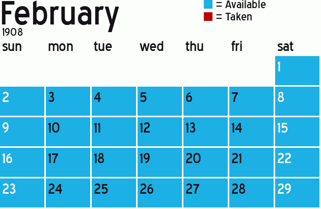 Missionary Dinner Calendar