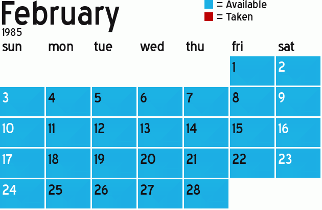Missionary Dinner Calendar