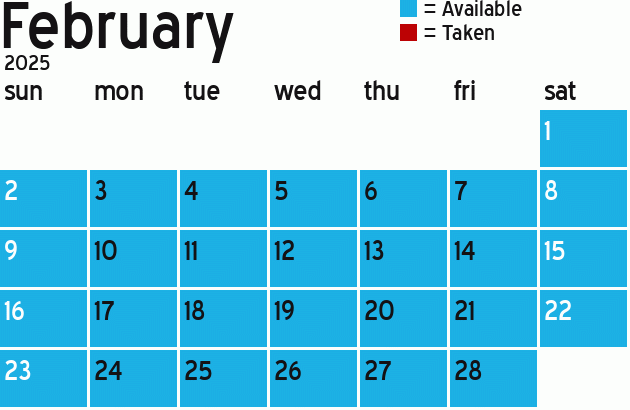 Missionary Dinner Calendar