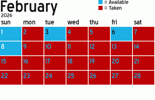 Missionary Dinner Calendar