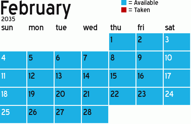 Missionary Dinner Calendar