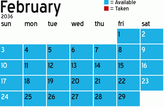 Missionary Dinner Calendar