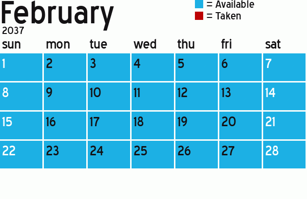 Missionary Dinner Calendar