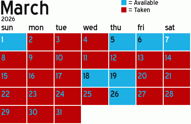 Missionary Dinner Calendar