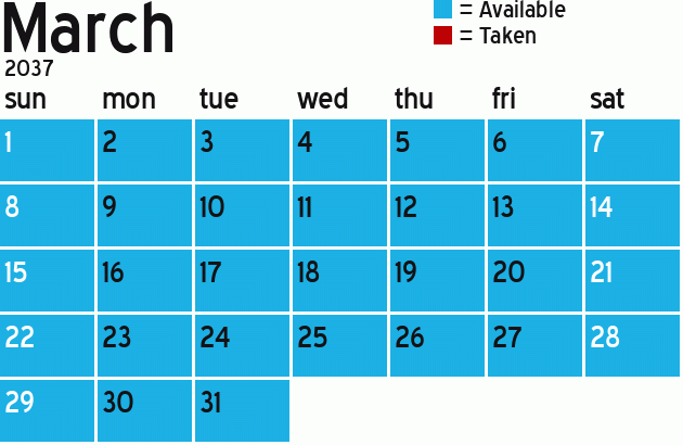 Missionary Dinner Calendar