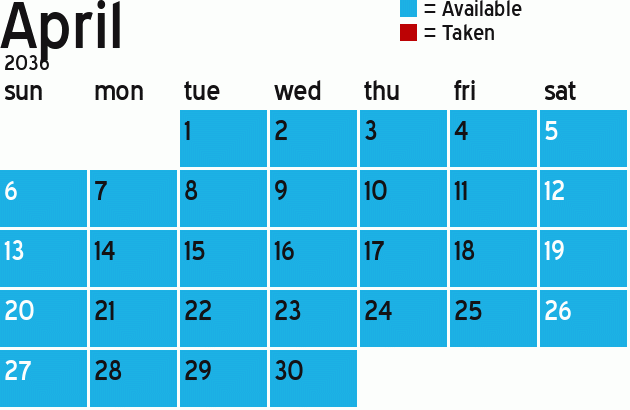 Missionary Dinner Calendar
