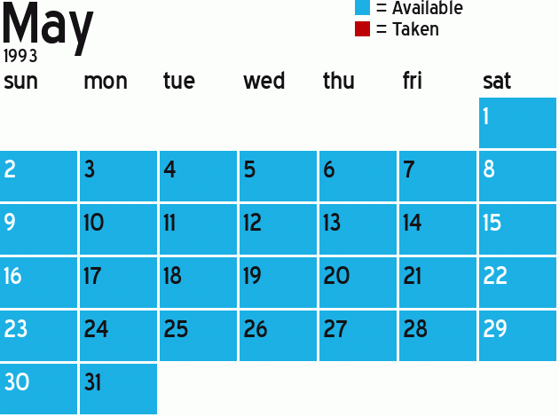 Missionary Dinner Calendar