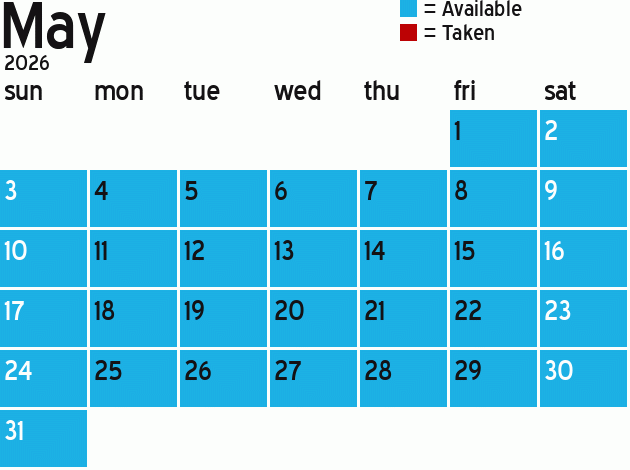 Missionary Dinner Calendar