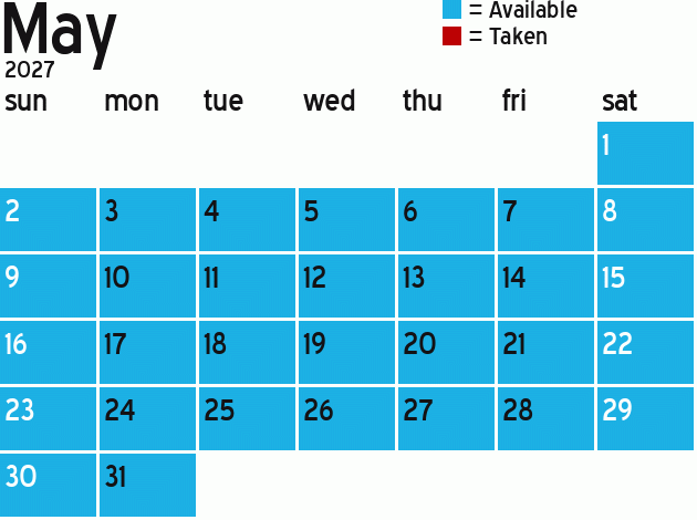 Missionary Dinner Calendar