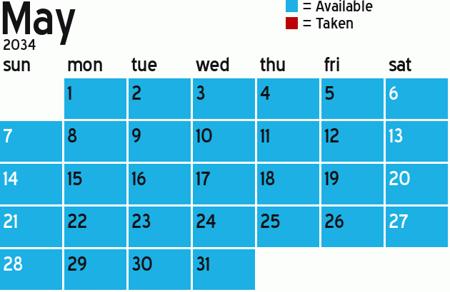 Missionary Dinner Calendar