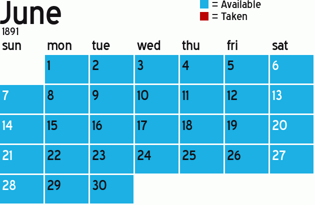 Missionary Dinner Calendar