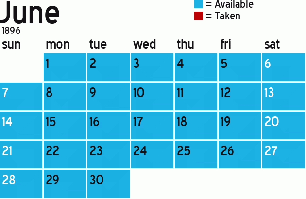 Missionary Dinner Calendar