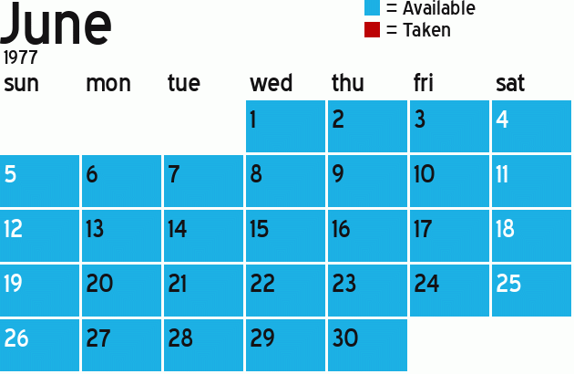 Missionary Dinner Calendar