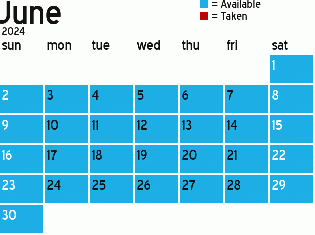 Missionary Dinner Calendar