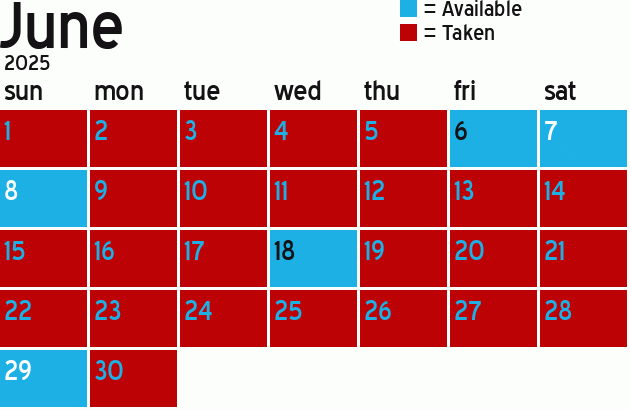 Missionary Dinner Calendar