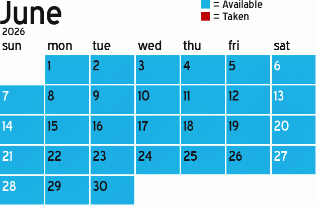 Missionary Dinner Calendar