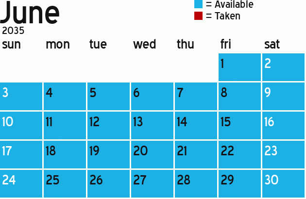Missionary Dinner Calendar