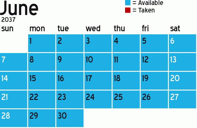 Missionary Dinner Calendar