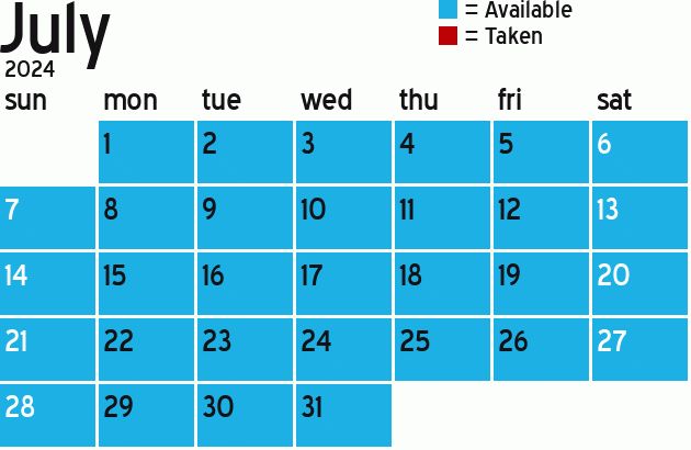 Missionary Dinner Calendar