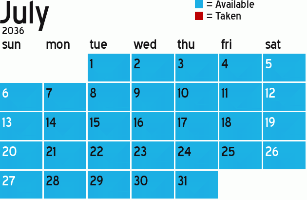Missionary Dinner Calendar