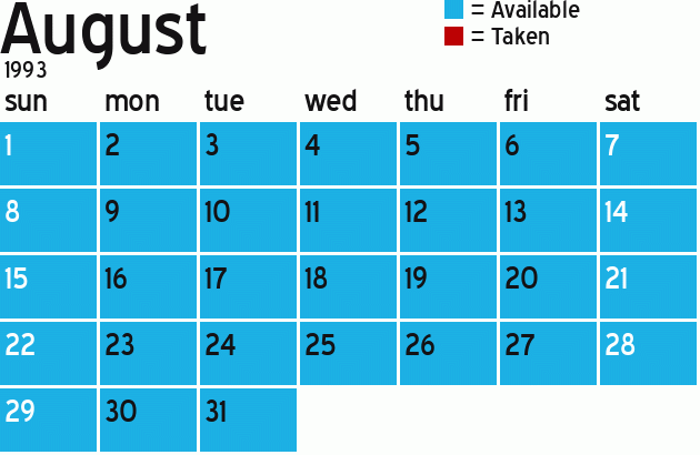 Missionary Dinner Calendar