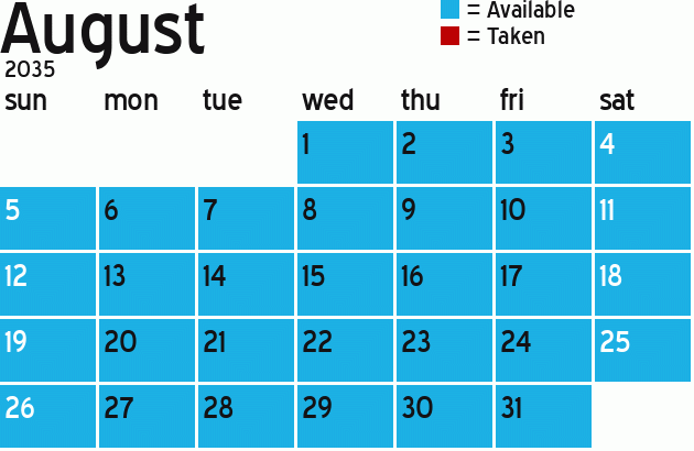 Missionary Dinner Calendar