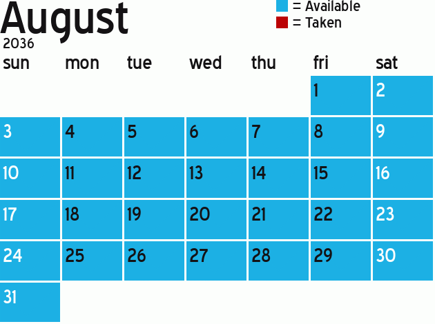 Missionary Dinner Calendar