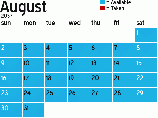 Missionary Dinner Calendar