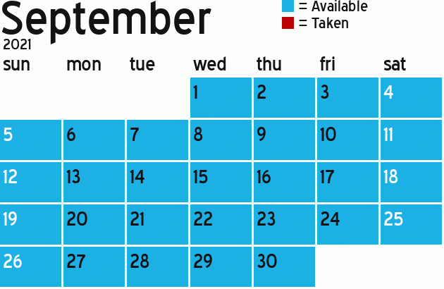 Missionary Dinner Calendar