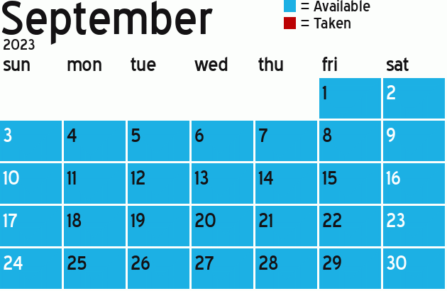 Missionary Dinner Calendar