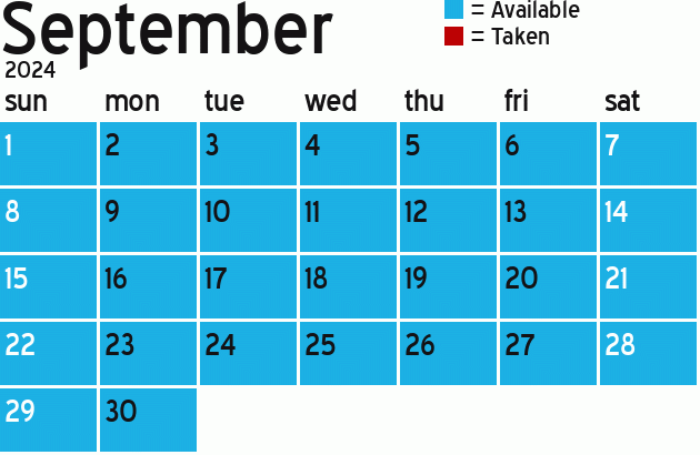 Missionary Dinner Calendar