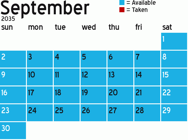 Missionary Dinner Calendar