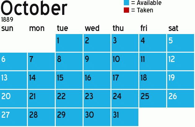 Missionary Dinner Calendar