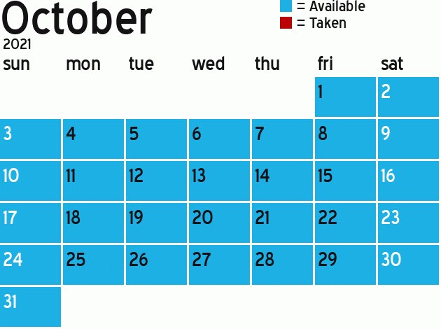 Missionary Dinner Calendar