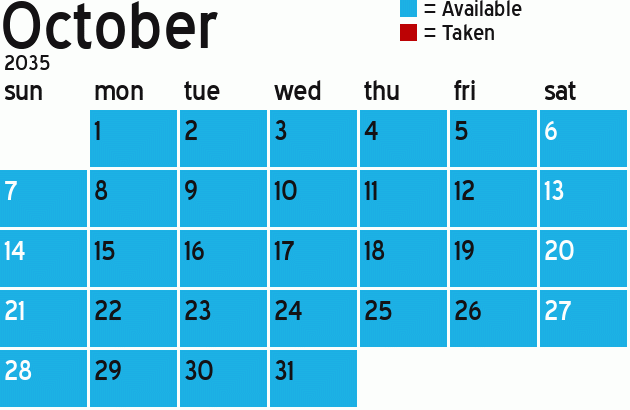 Missionary Dinner Calendar
