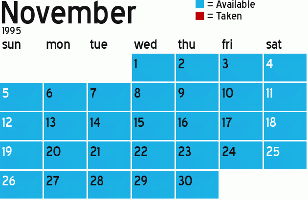 Missionary Dinner Calendar