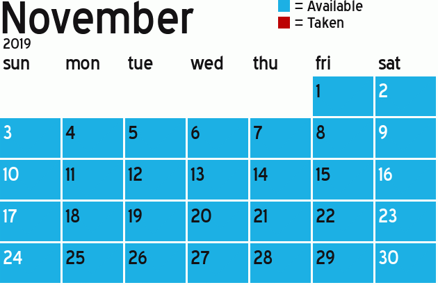 Missionary Dinner Calendar