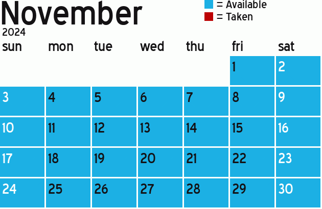 Missionary Dinner Calendar