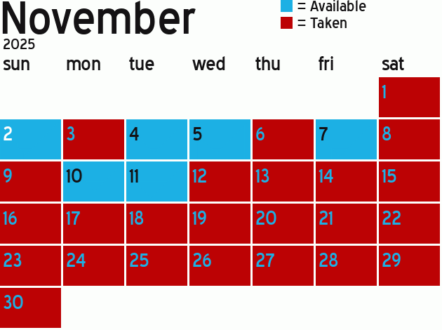 Missionary Dinner Calendar