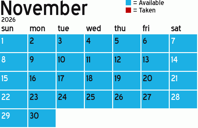 Missionary Dinner Calendar