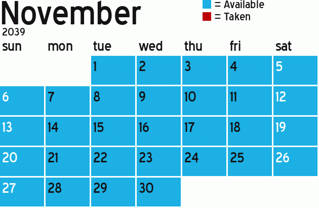 Missionary Dinner Calendar