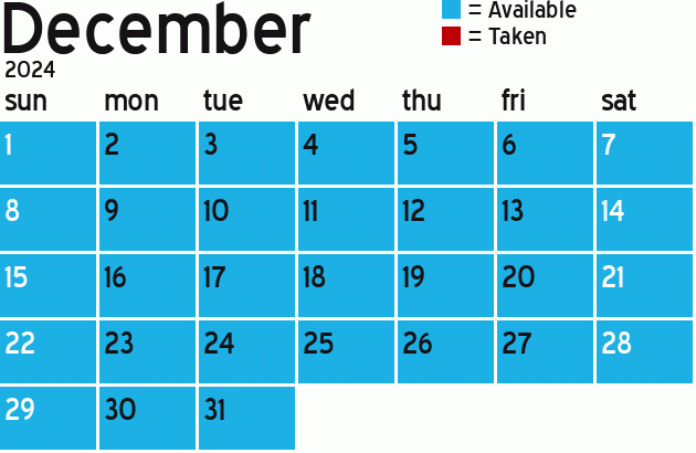 Missionary Dinner Calendar