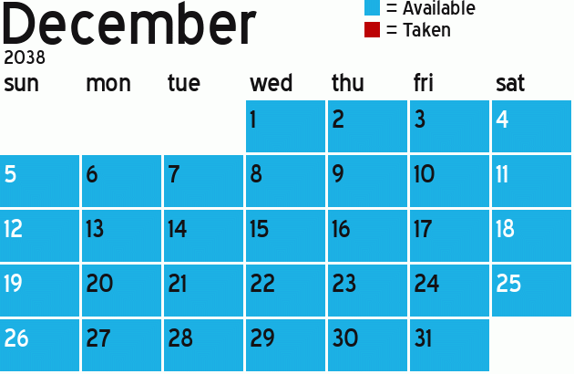 Missionary Dinner Calendar